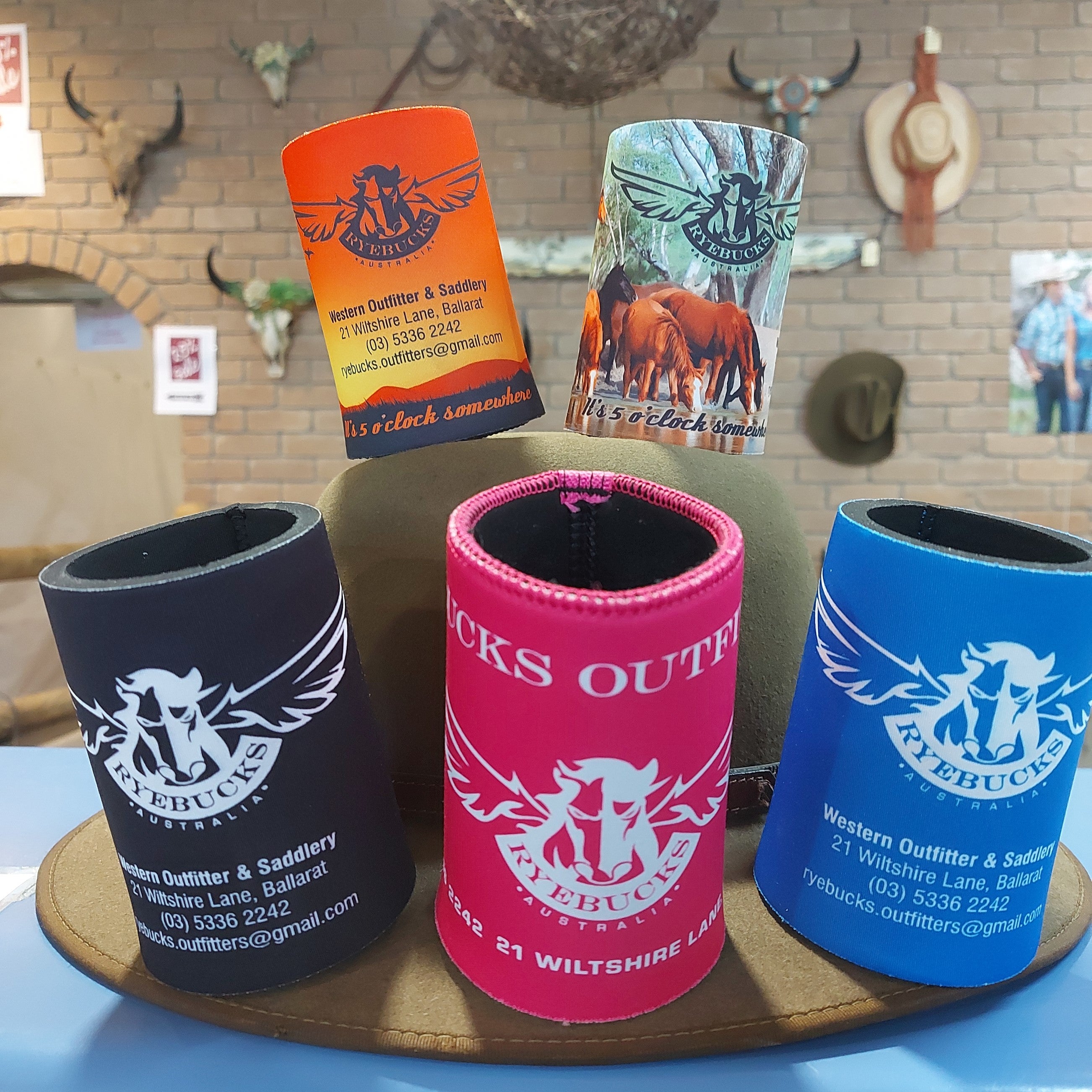 Ryebucks Neoprene Stubby Holder