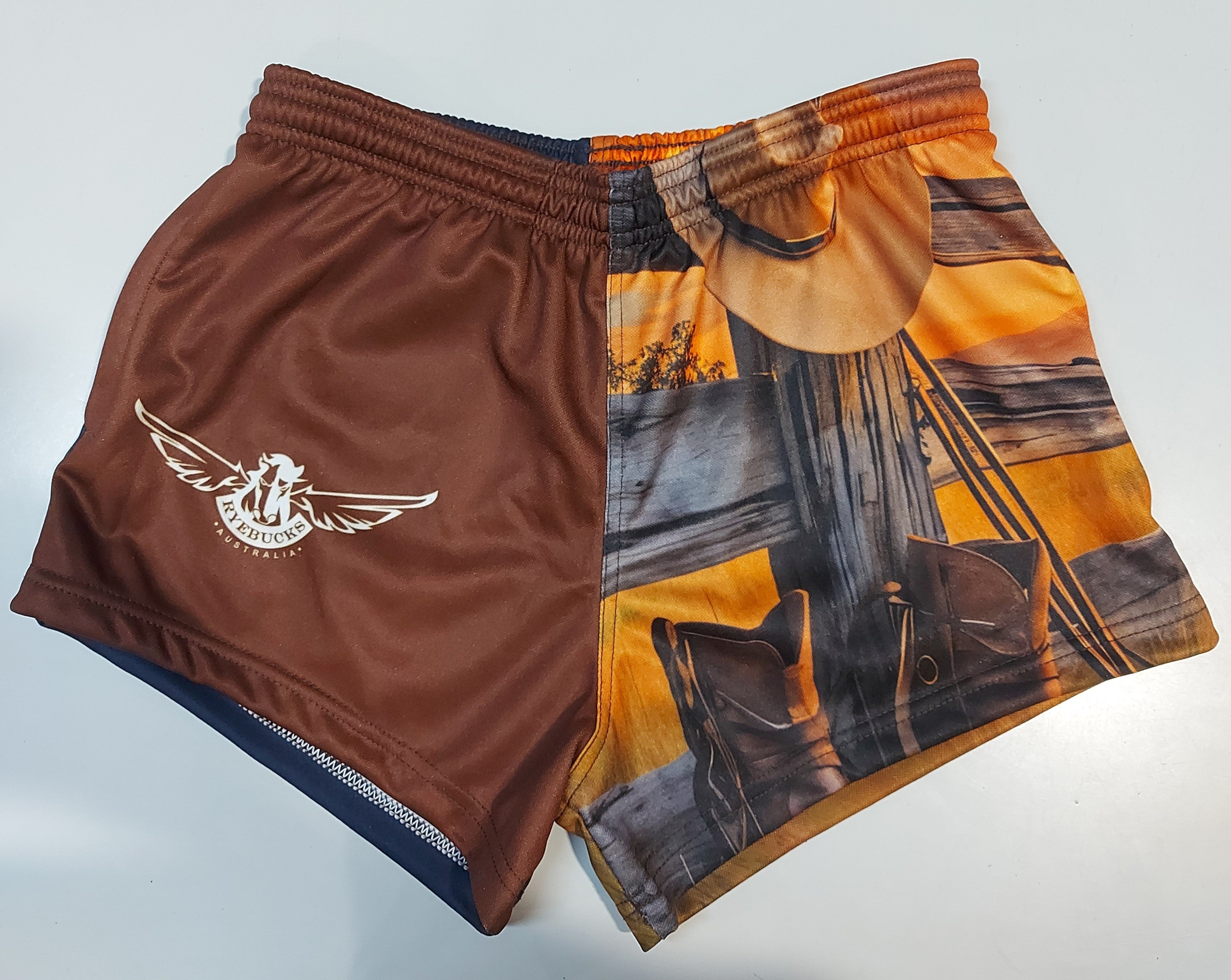 Ryebucks Footy Shorts-Kids