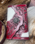 Outback King | Western Clutch Purse | Indian Cherry