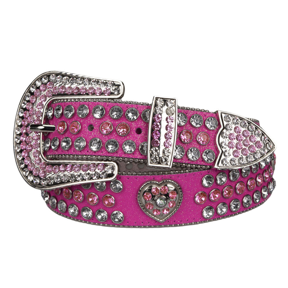 Brigalow Ladies Pink Glitter Belt