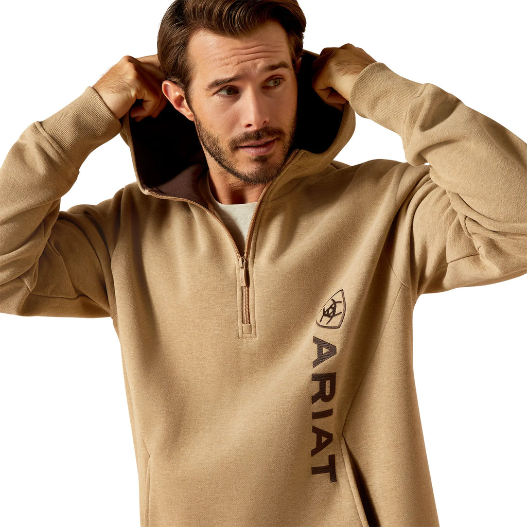 Ariat Mens Rabere 2.0 Hoodie Tigers Eye Heather