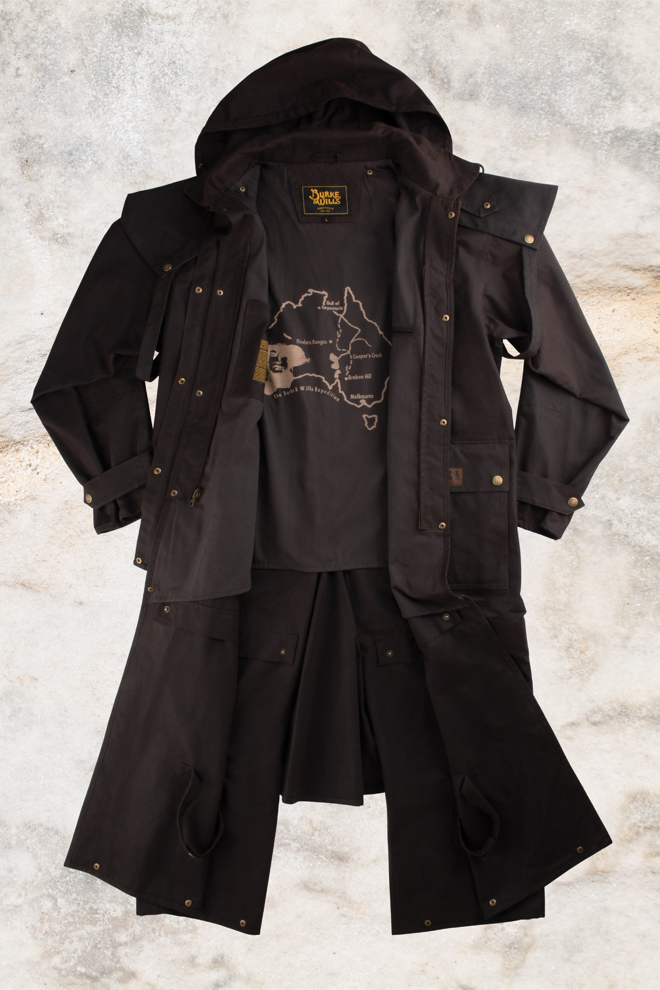 Burke & Wills  BALRANALD LONG COAT