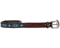Fort Worth Beaded/Tooled Belt