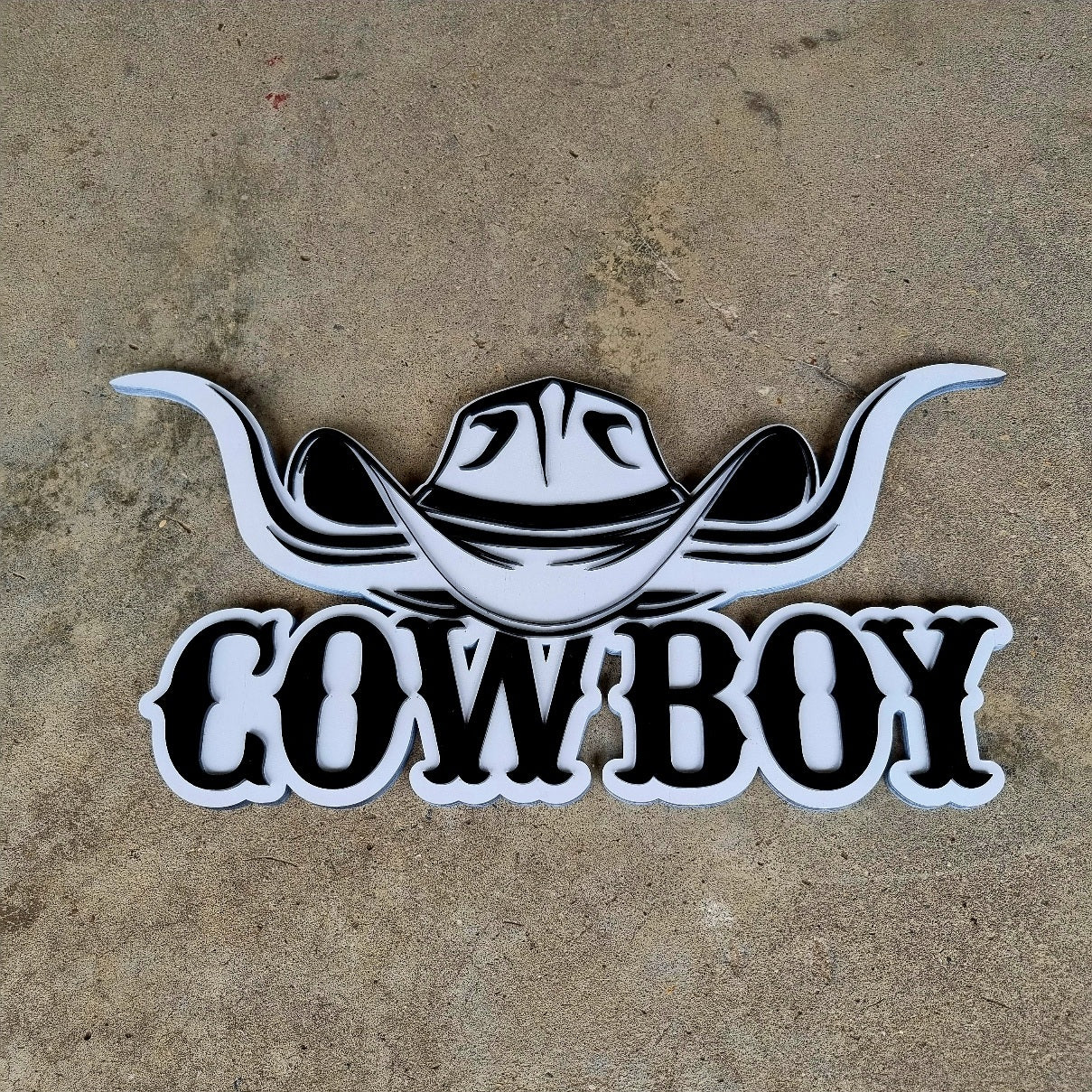 Brigalow Wall Signs - Timber - COWBOY