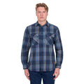 Dux Bak - Mens Miles L/S Thermal Shirt Navy/Teal