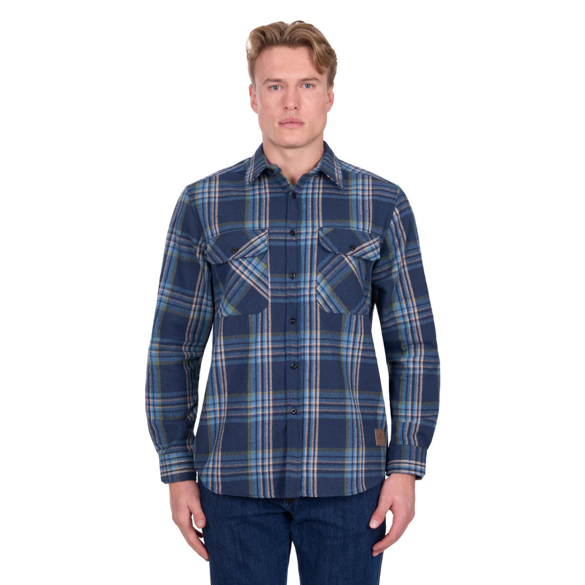 Dux Bak - Mens Miles L/S Thermal Shirt Navy/Teal