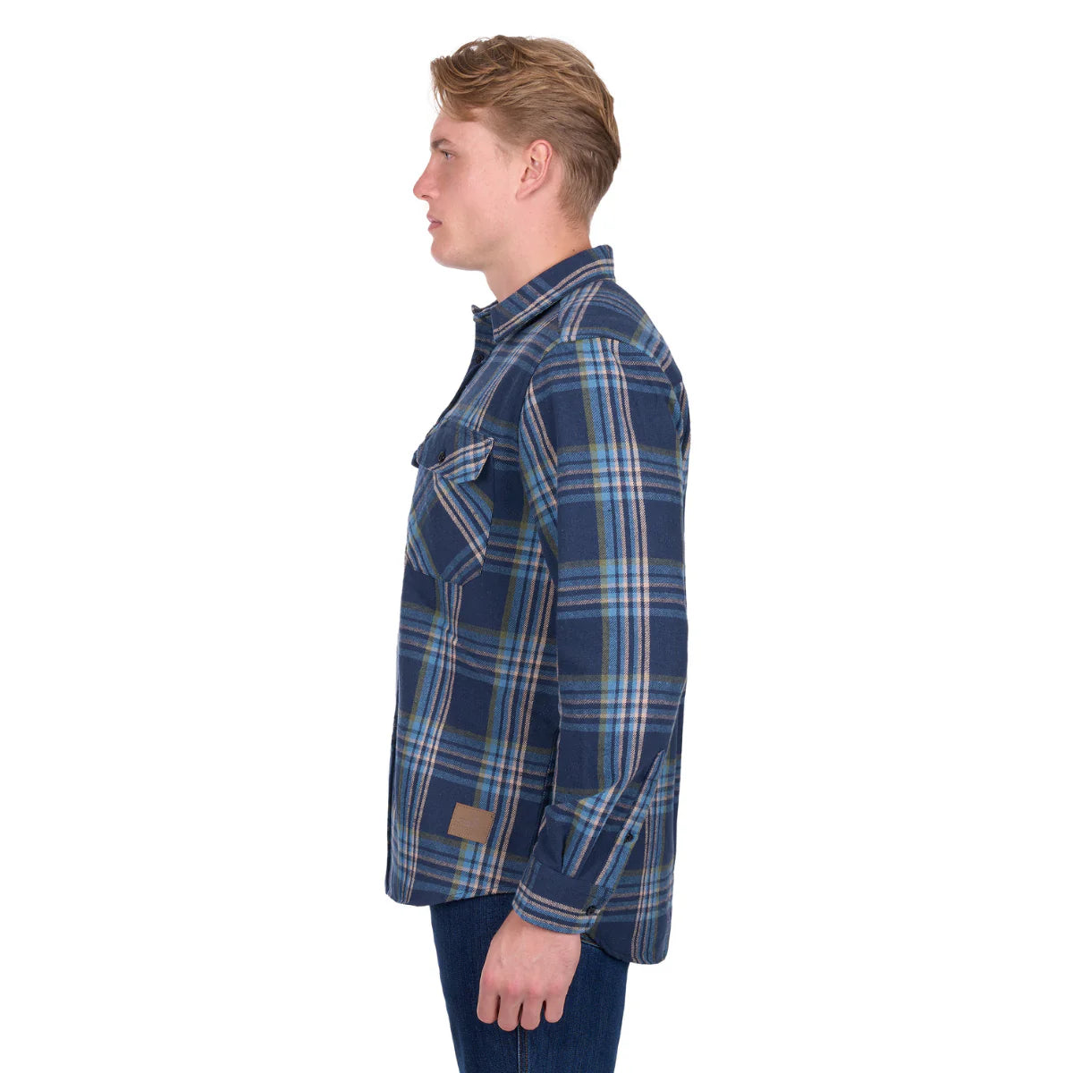 Dux Bak - Mens Miles L/S Thermal Shirt Navy/Teal