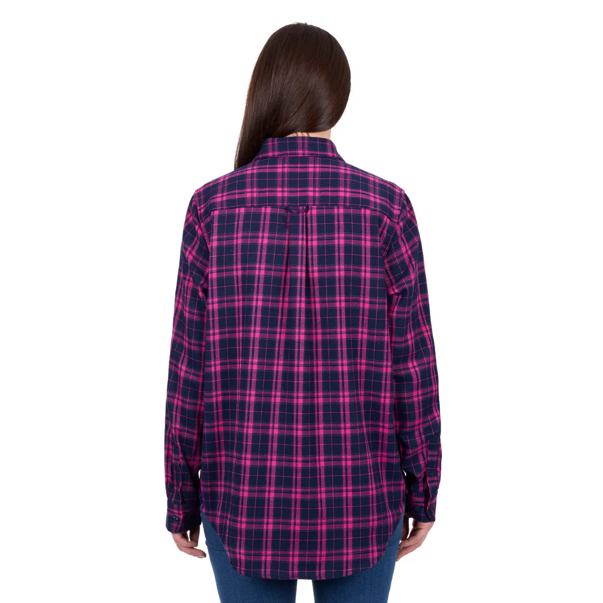Dux-Bak Women's Sybel L/S Thermal Shirt Pink/Navy