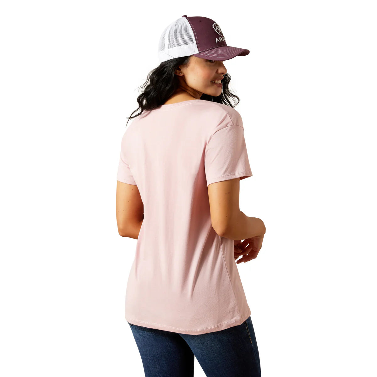 Ariat Spur Script T-Shirt Dusty Pink