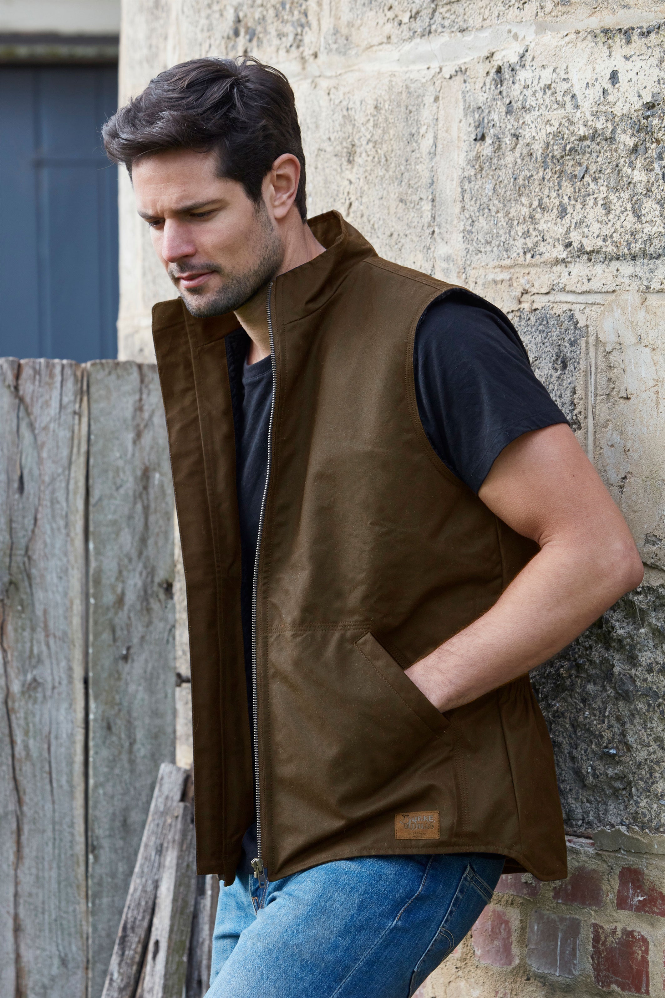 Burke & Wills Mens  Stockman Vest