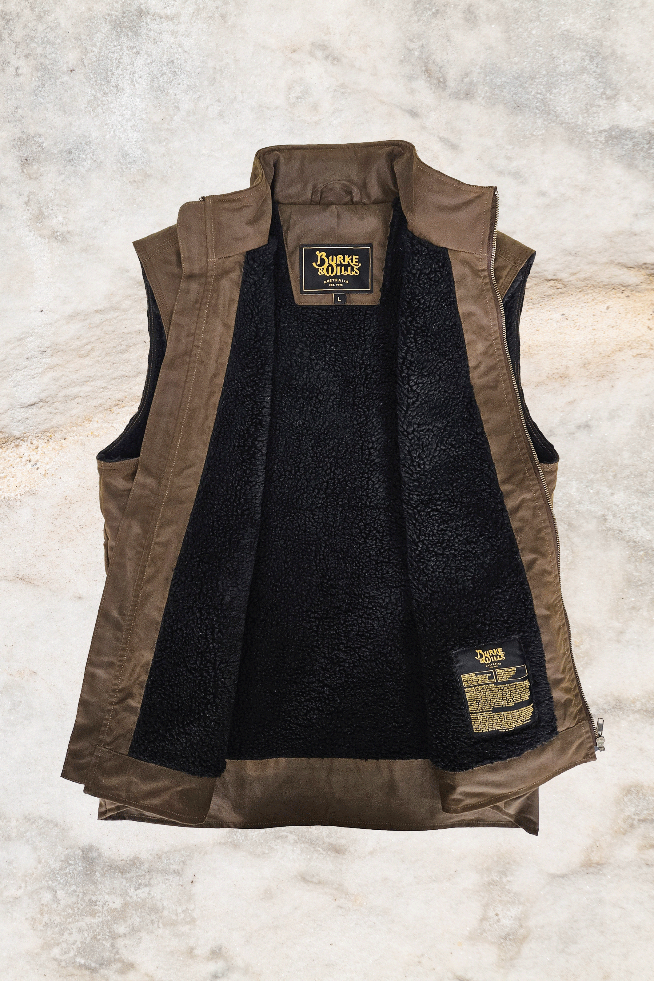 Burke & Wills Mens  Stockman Vest