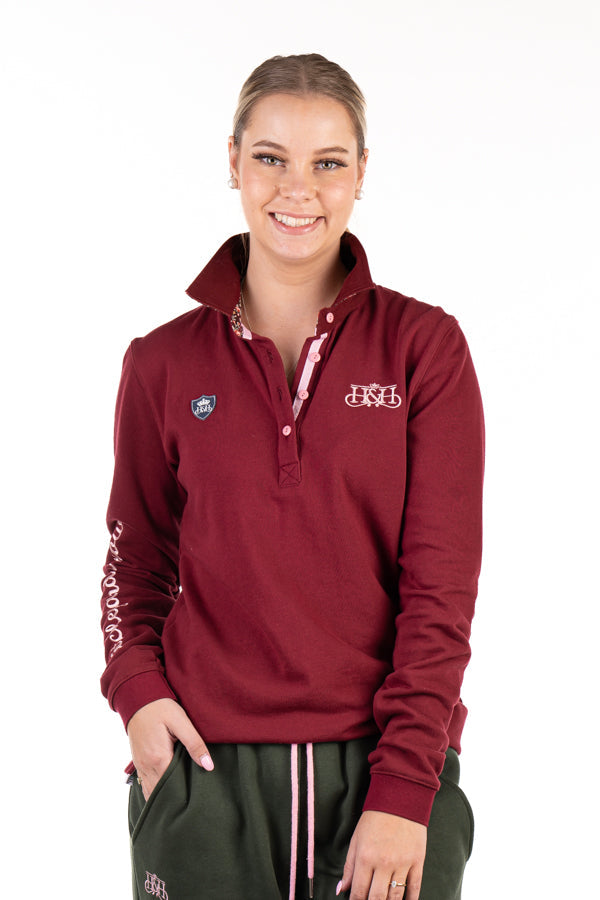 Hitchley & Haroow Burgundy Rugby Jersey