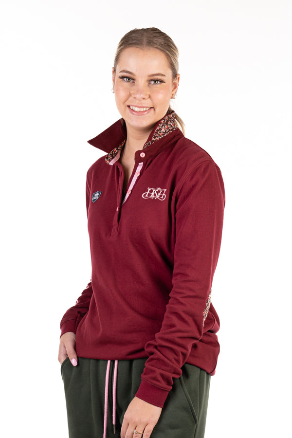 Hitchley & Haroow Burgundy Rugby Jersey