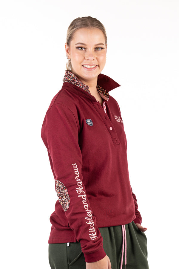 Hitchley & Haroow Burgundy Rugby Jersey
