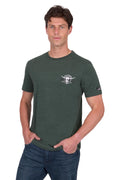 Pure Western Mens Todd Short Sleeve Tee- Green Marble