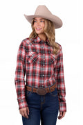 Pure Western Joyce LS Shirt Rust