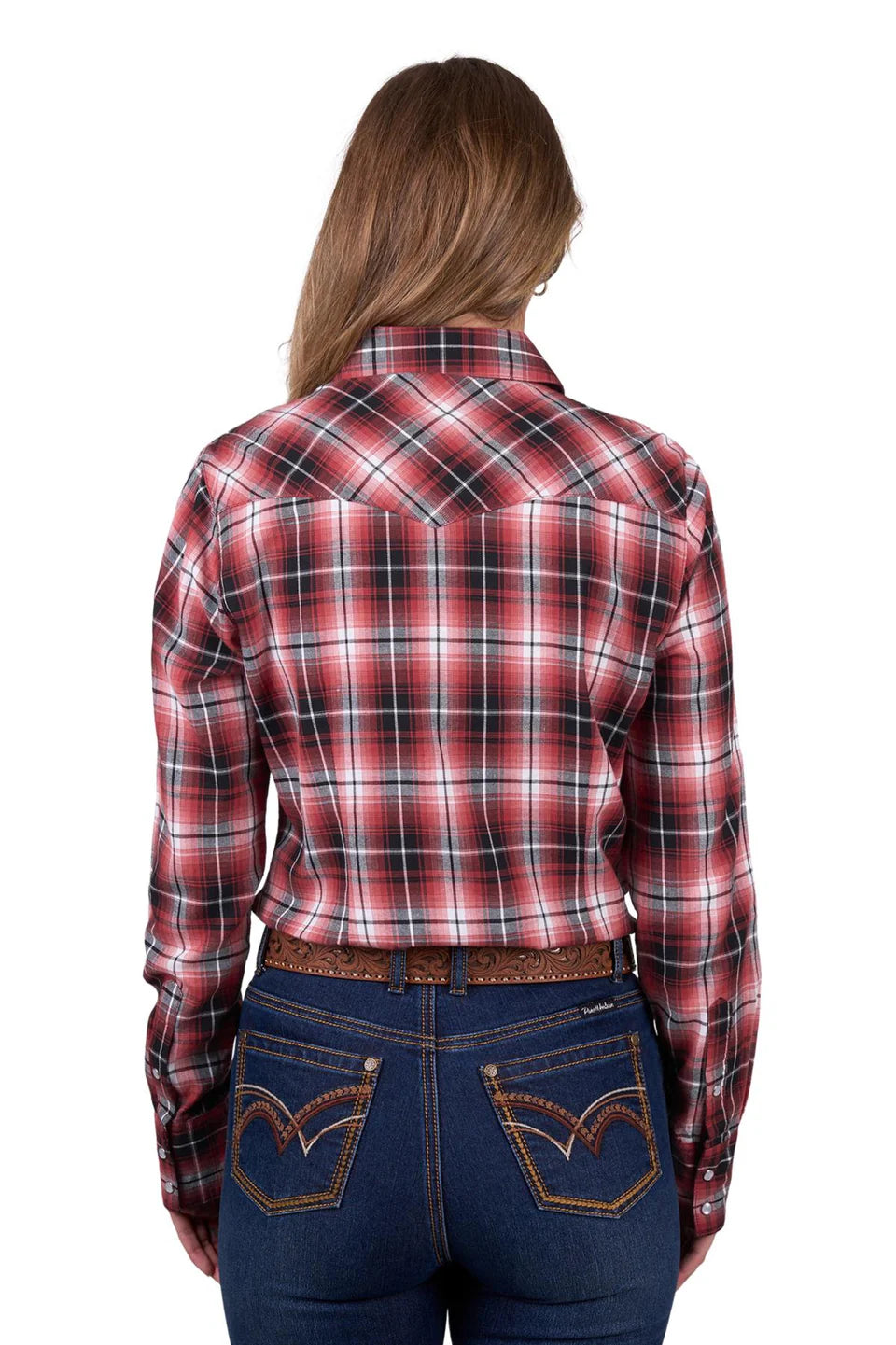 Pure Western Joyce LS Shirt Rust