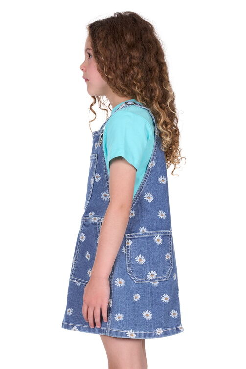 Pure Western - Girls Addison Pinafore Overalls