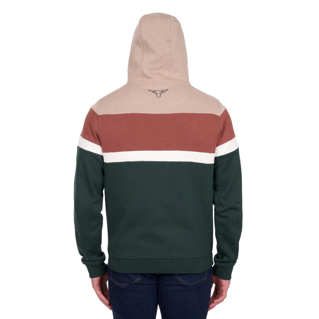 Pure Western Mens Harry Hoodie Green/Multi