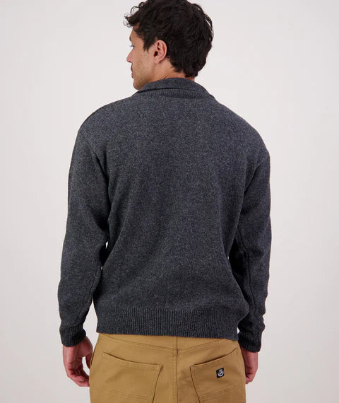 Swanndri Men's Mariner Wool Zip Neck Sweater
