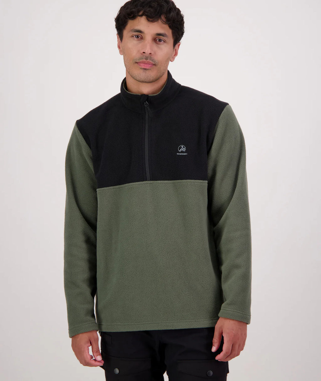 Swanndri Men's High Rock Fleece Quarter Zip