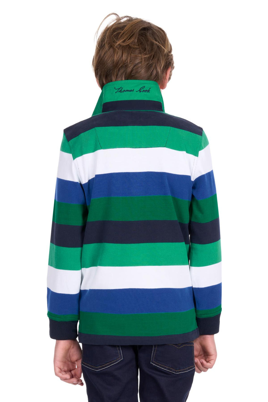 Thomas Cook Boy's Gary Stripe Rugby