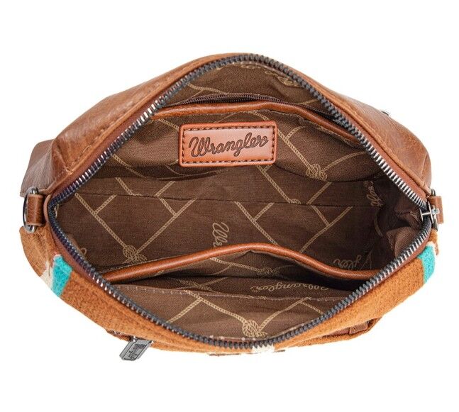 Wrangler Southwestern Maya Aztec Crossbody Bag
