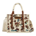 Wrangler Rodeo Print Crossbody Bag Natural