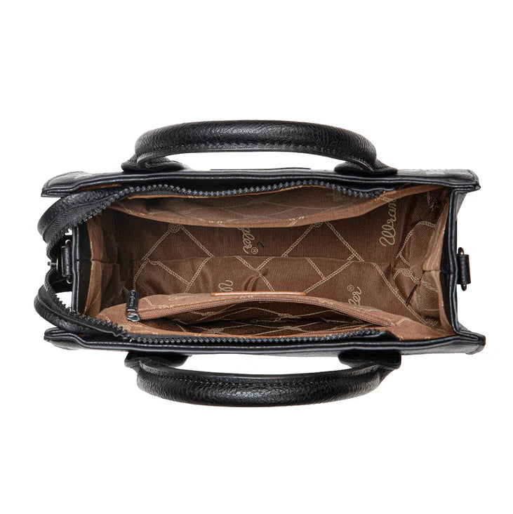 Wrangler Talia Aztec Crossbody Bag Black