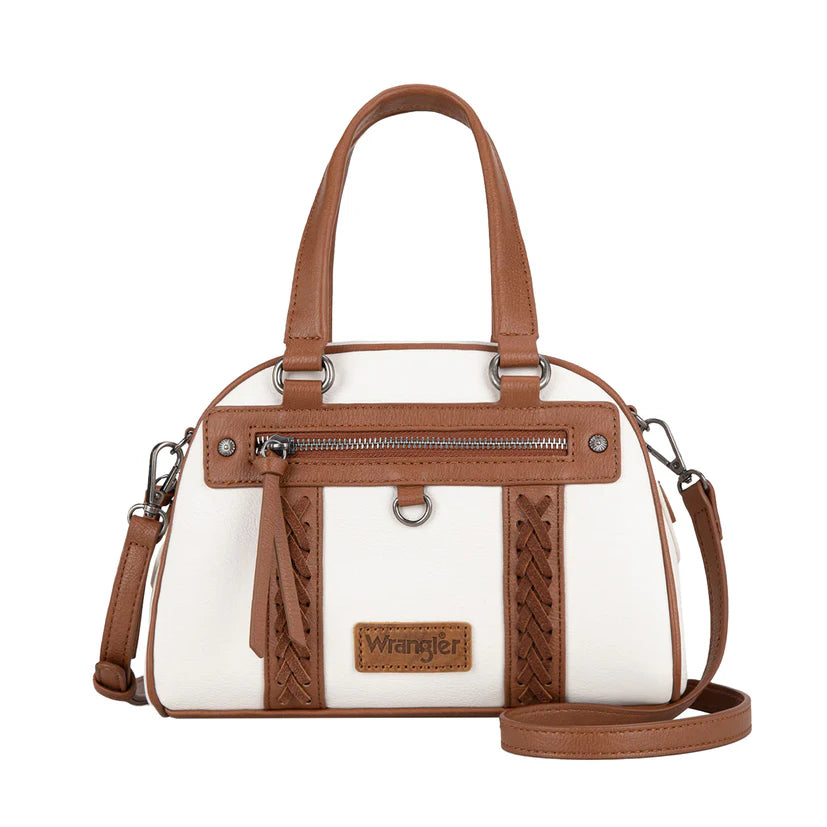 Wrangler Whipstitch Crossbody Bag Beige/Tan