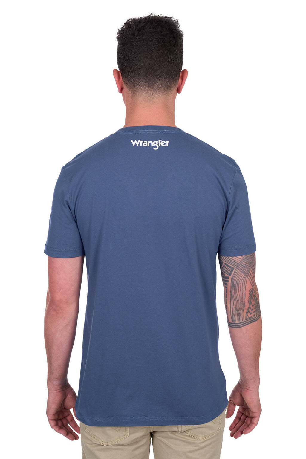 Wrangler Mens Michael Tee- Denim