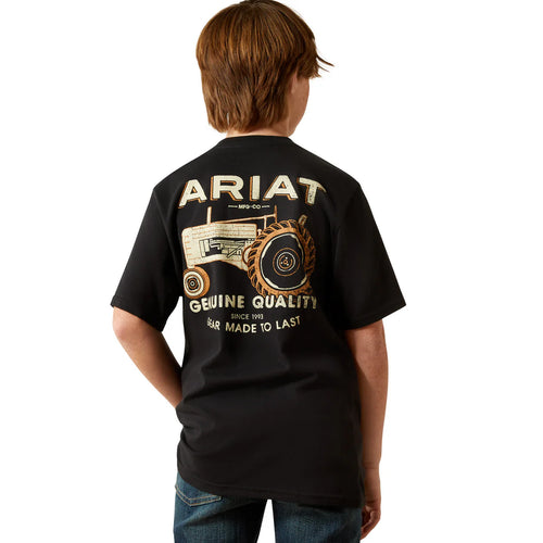 Ariat Boy's Gramps Tractor Tee - Black