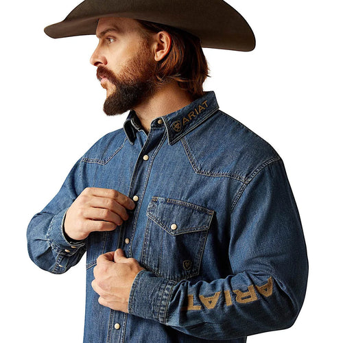 Ariat Men's Team Denim Shirt - Jazz