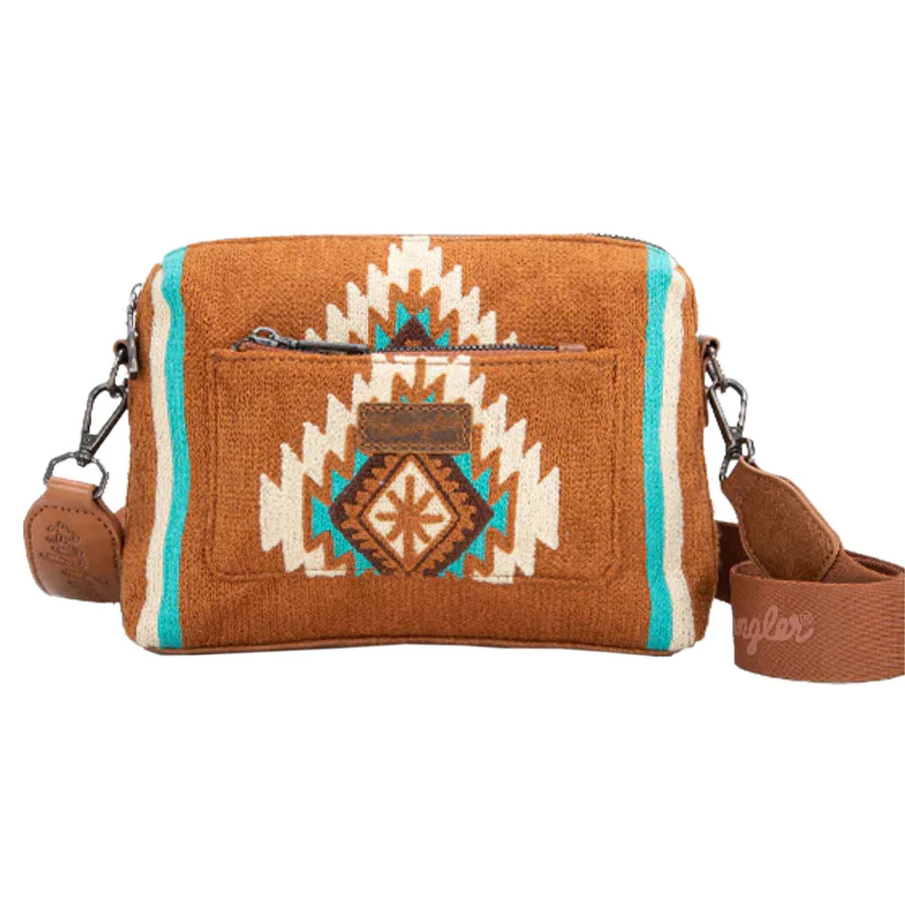 Wrangler Southwestern Maya Aztec Crossbody Bag
