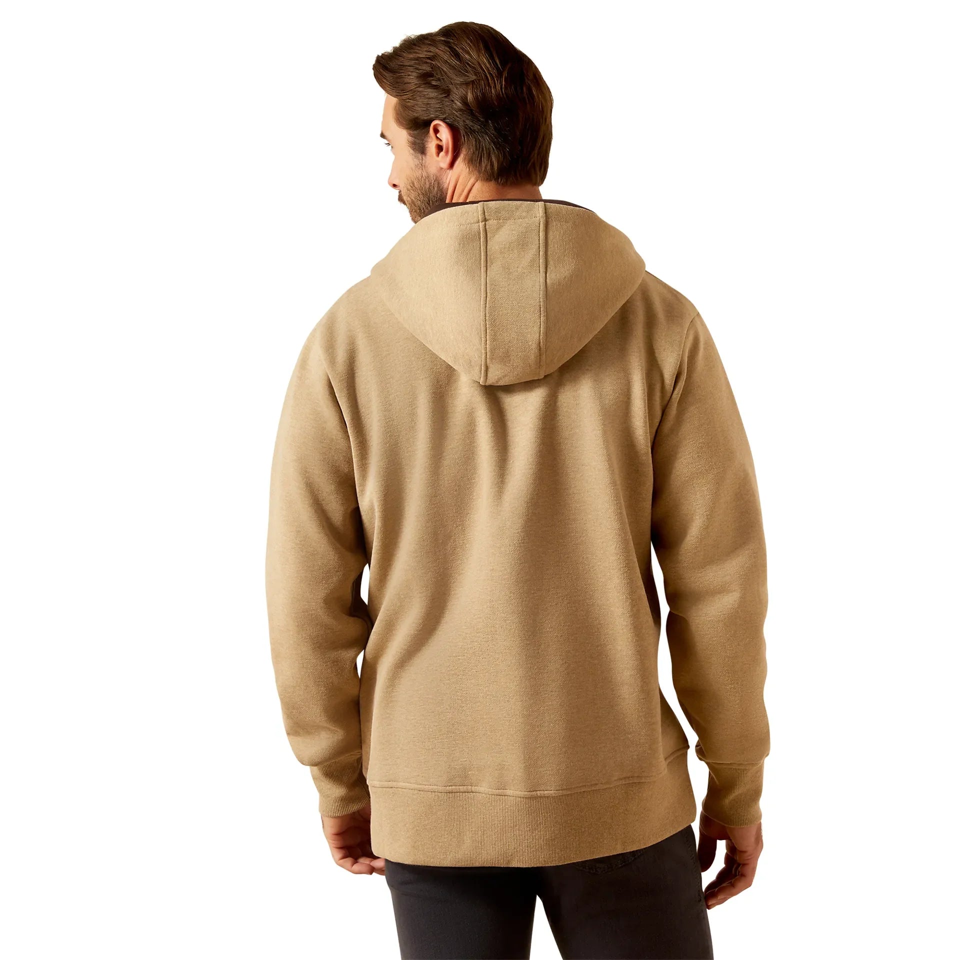 Ariat Mens Rabere 2.0 Hoodie Tigers Eye Heather