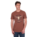 Pure Western Men's Frank Tee - Rust
