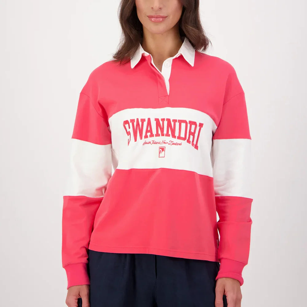 Swanndri Womens Cameron Long Sleeve Rugby Top