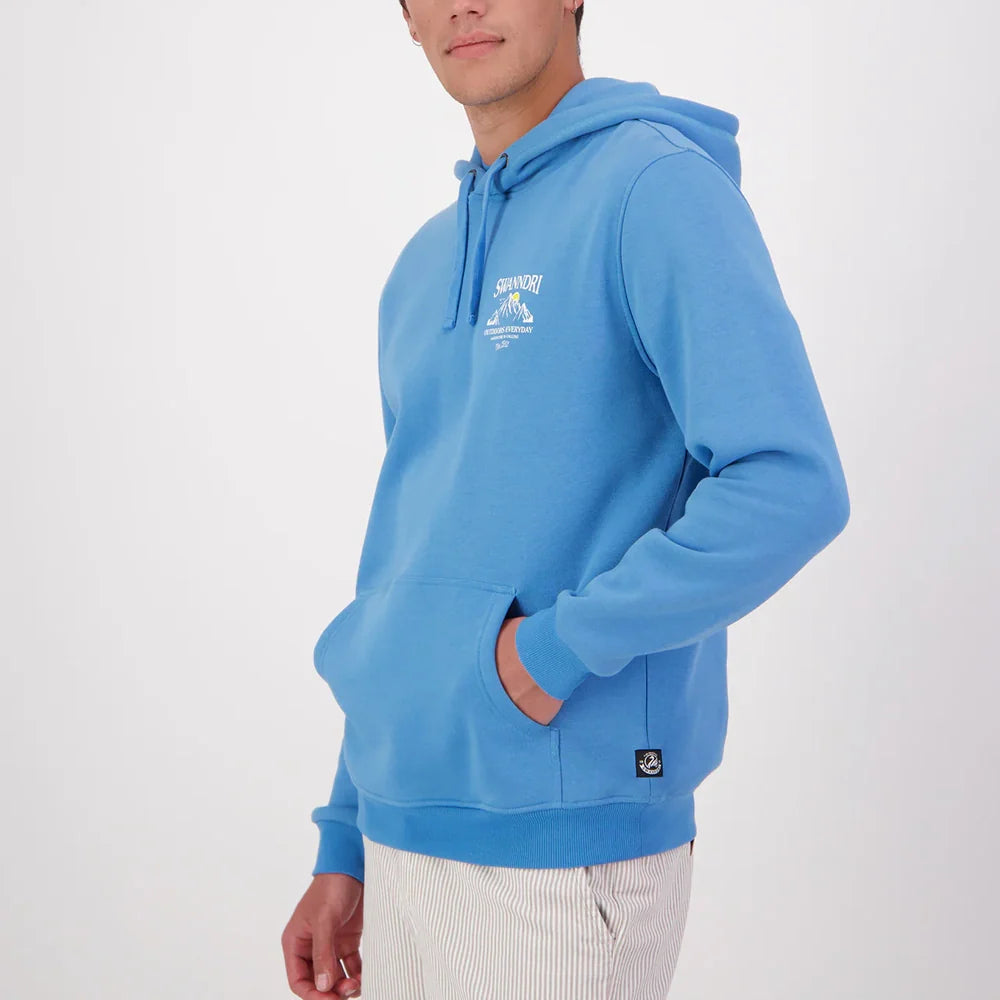 Swanndri Mens Calling Hoodie- Maui Blue