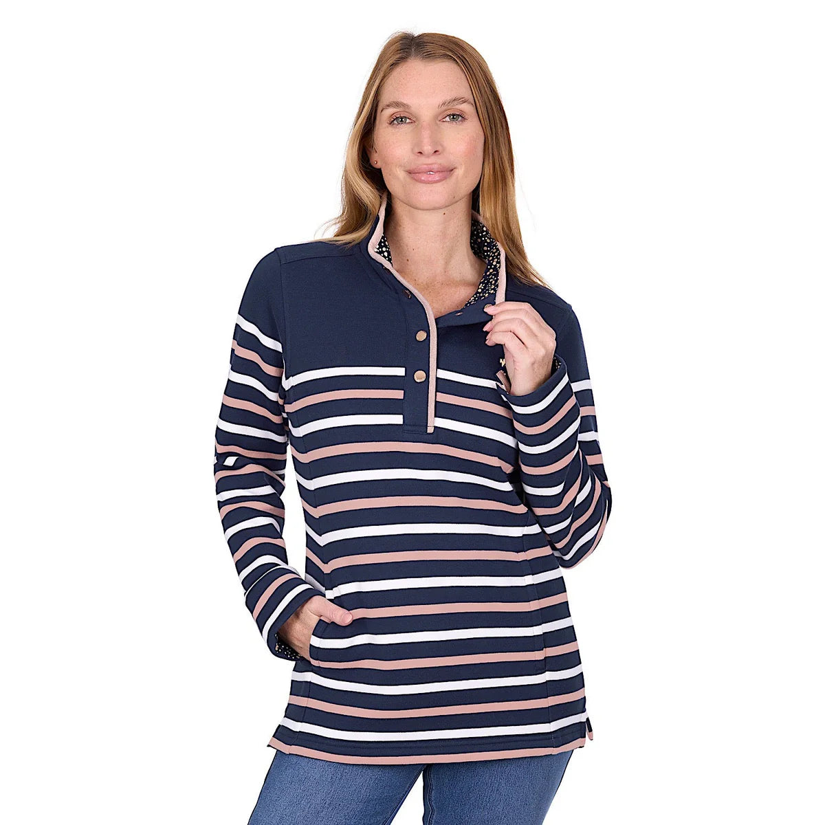 Thomas Cook Women's Hannah Rugby - Navy / Tan