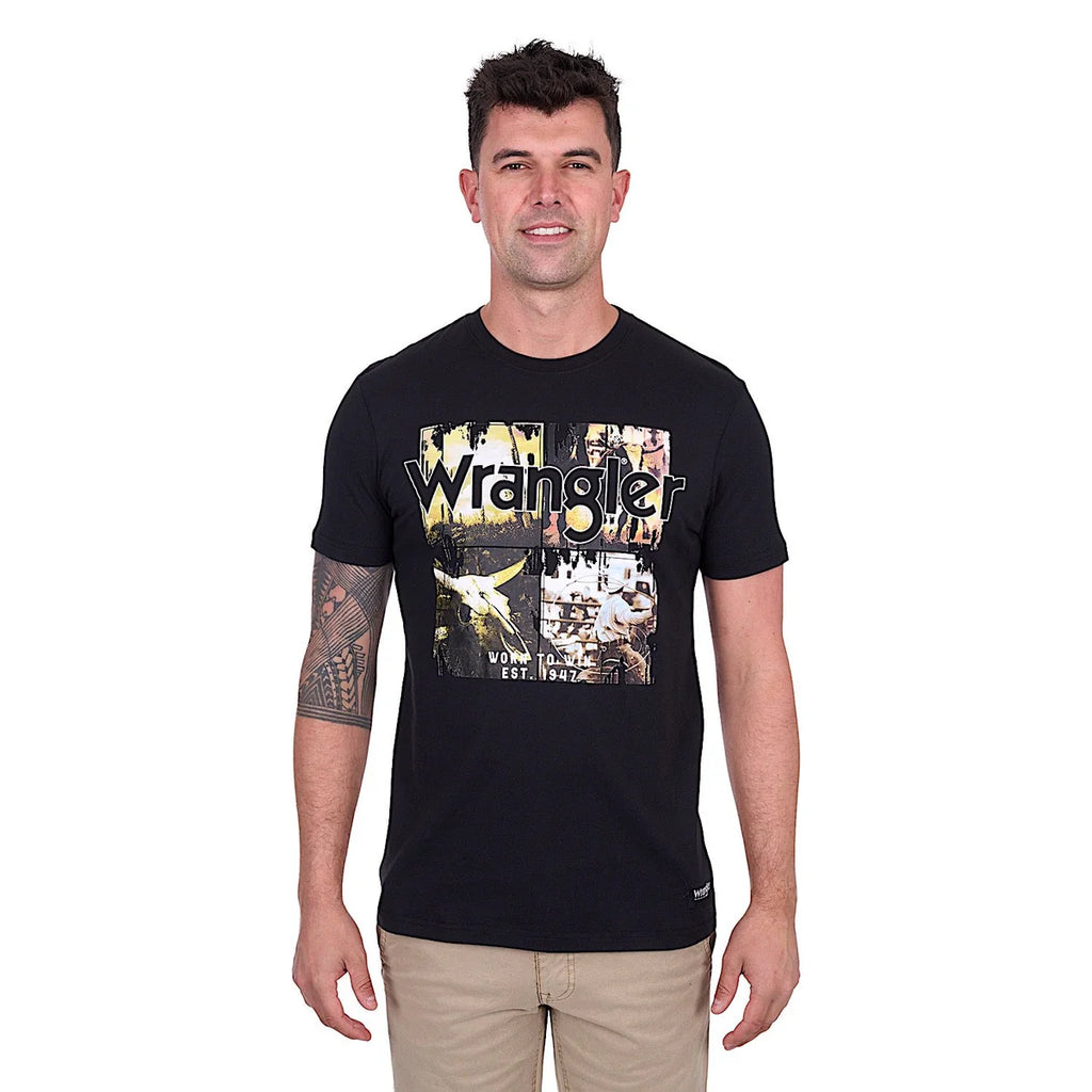 Wrangler Men's Luis Tee - Black