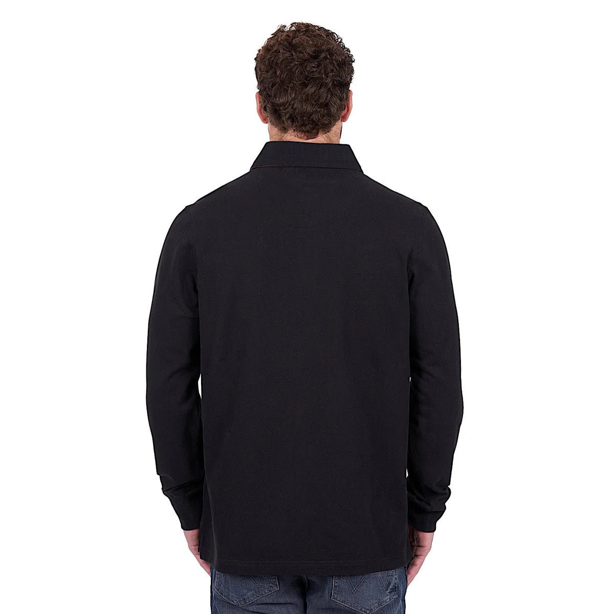 Wrangler Men's Nash Rugby - Black